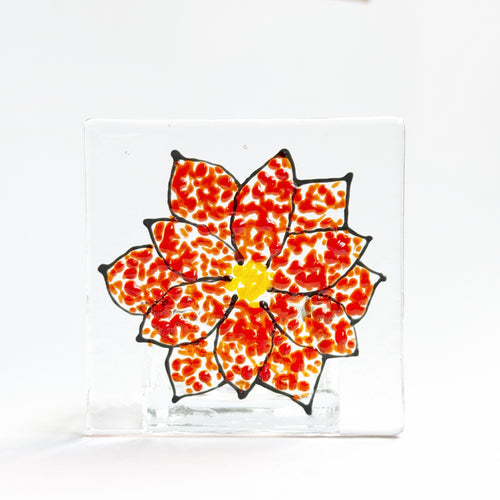 Poinsettia Candle Holder