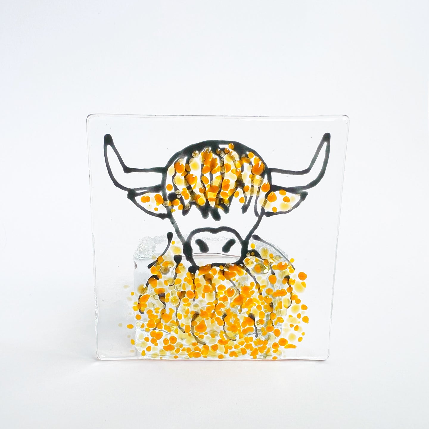Highland Coo Candle Holder