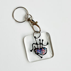 Bagpipes Keyring