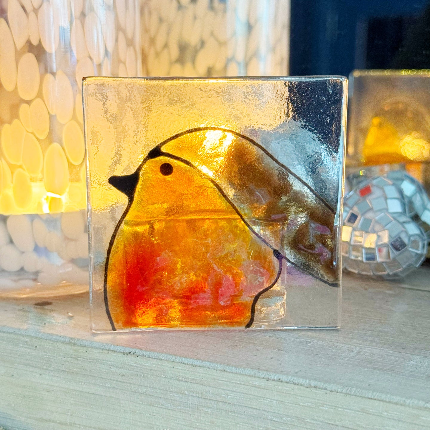 Robin Portrait Candle Holder