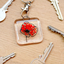 Load image into Gallery viewer, Poppy Keyring