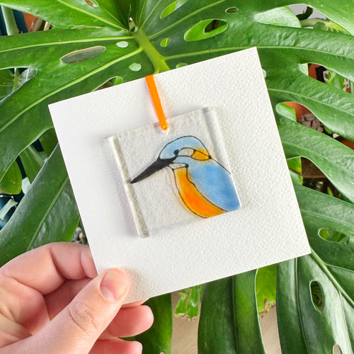 Kingfisher Portrait Card