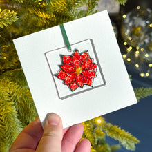 Load image into Gallery viewer, Poinsettia Card