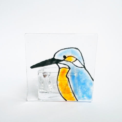 Kingfisher Portrait Candle Holder
