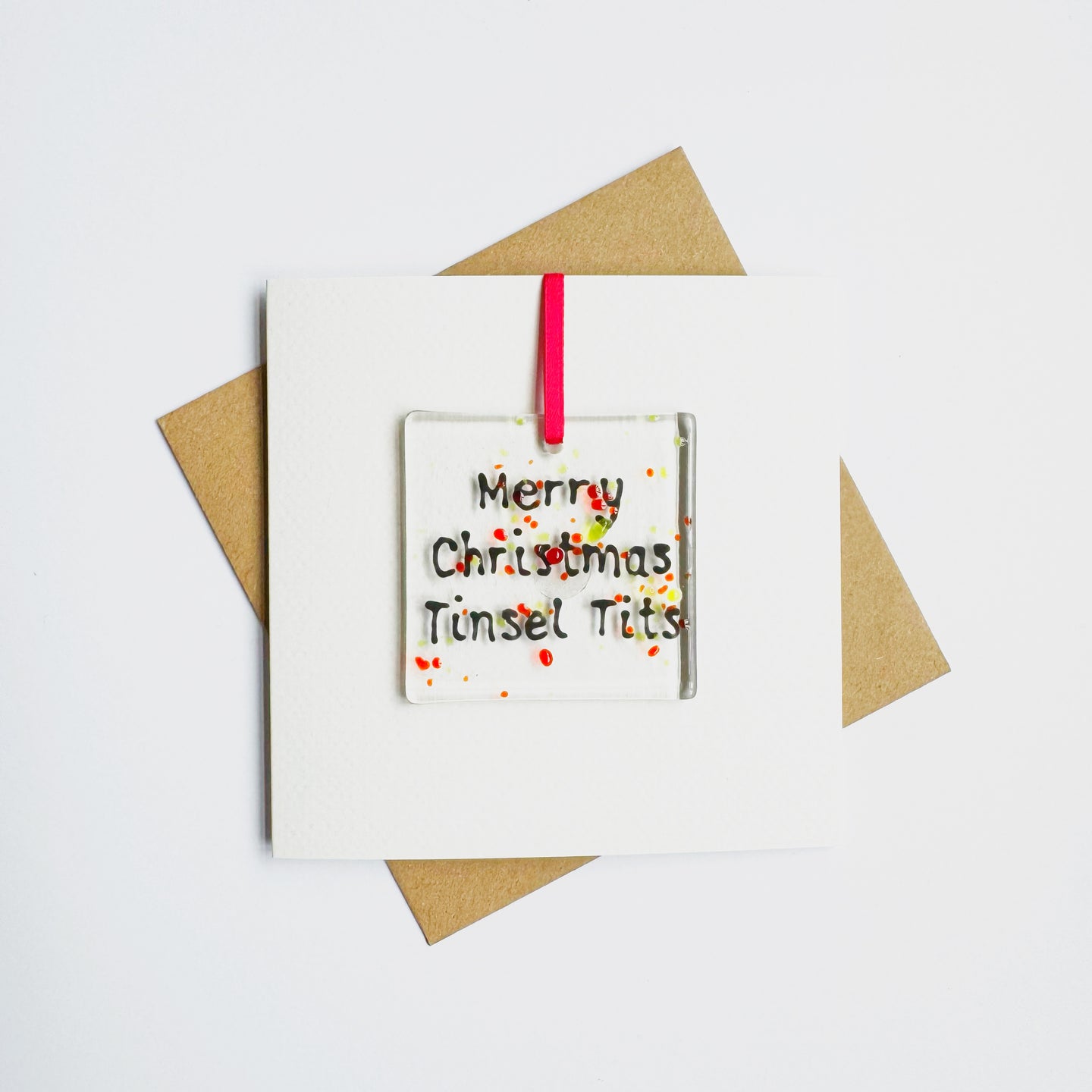 Merry Christmas Tinsel Tits Card