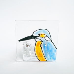 Kingfisher Portrait Candle Holder