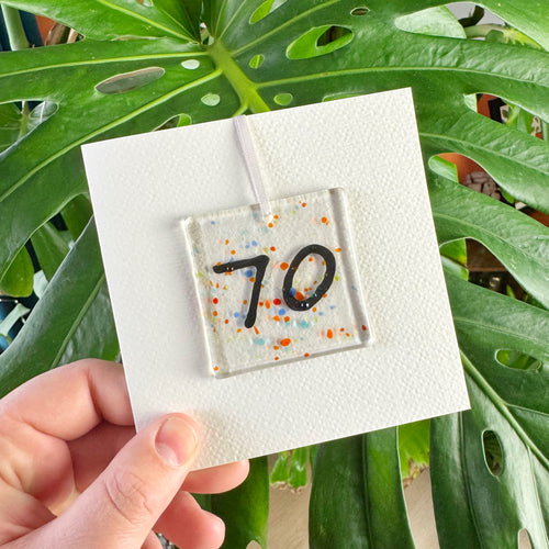 70th Birthday Card