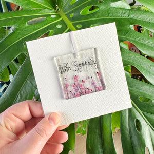 With Sympathy Card
