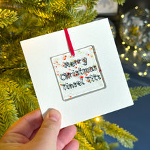Load image into Gallery viewer, Merry Christmas Tinsel Tits Card