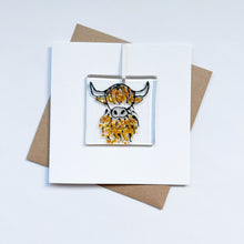 Load image into Gallery viewer, Small Highland Coo Panel
