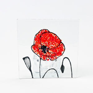 Large Poppy Candle Holder
