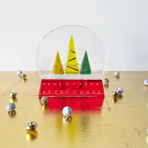 Snow Globe Candle Holder