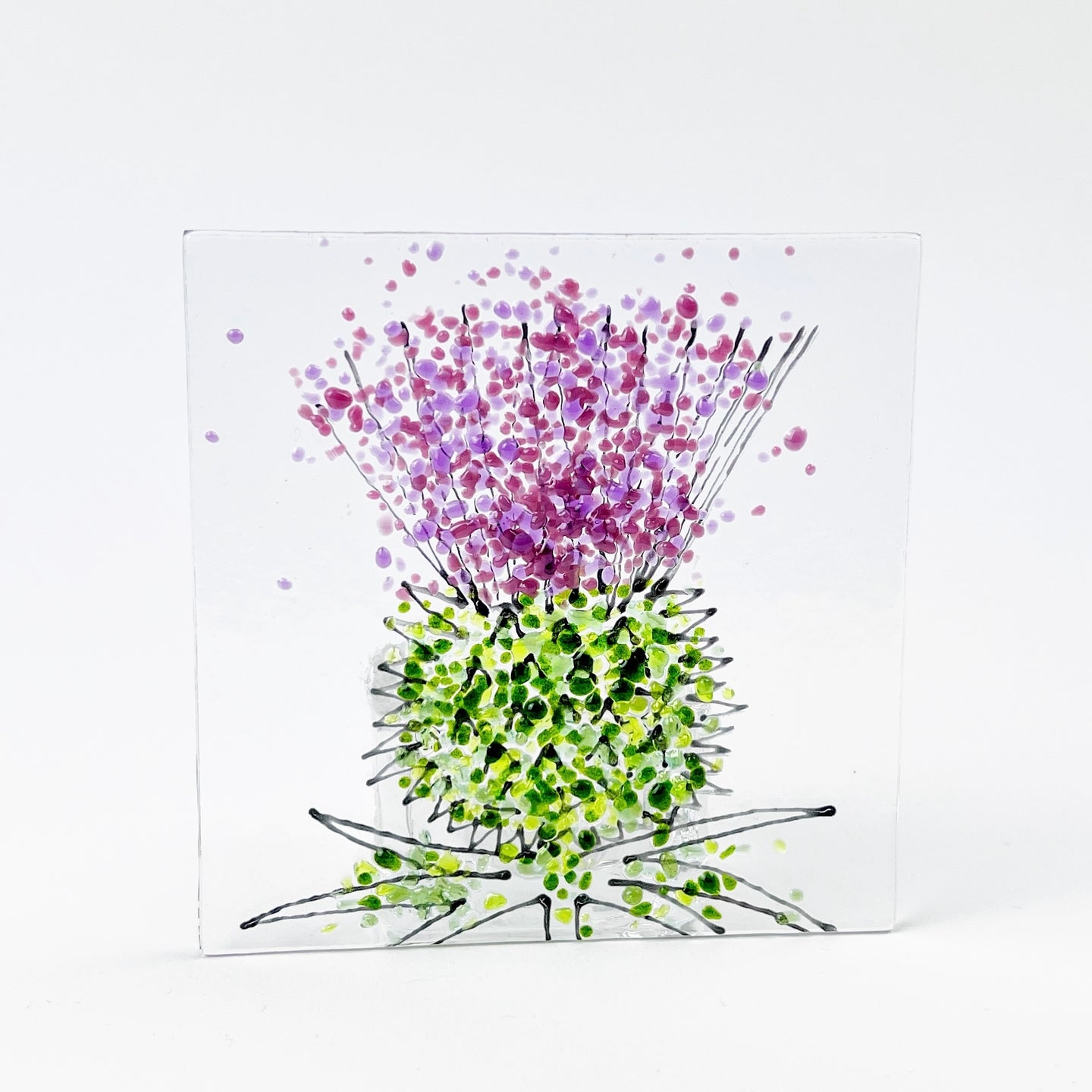 Large Thistle Candle Holder