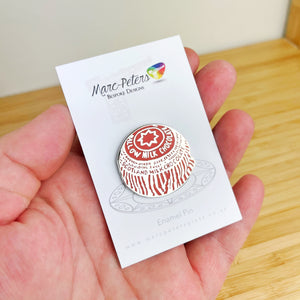 Tunnock’s Tea Cake Enamel Pin