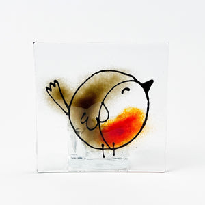 Large Robin Candle Holder