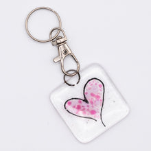 Load image into Gallery viewer, Heart Keyring