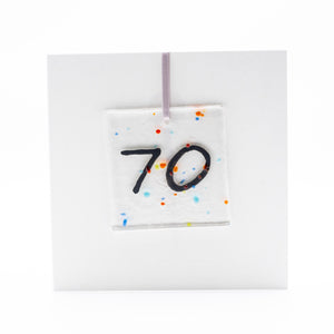 70th Birthday Card