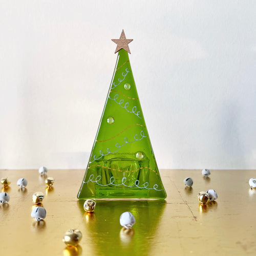 Small Christmas Tree Candle Holder