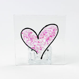 Large Heart Candle Holder