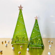 Load image into Gallery viewer, Small Christmas Tree Candle Holder