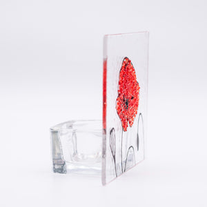 Large Poppy Candle Holder