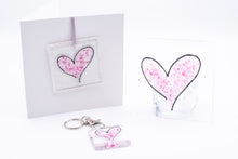 Load image into Gallery viewer, Heart Keyring